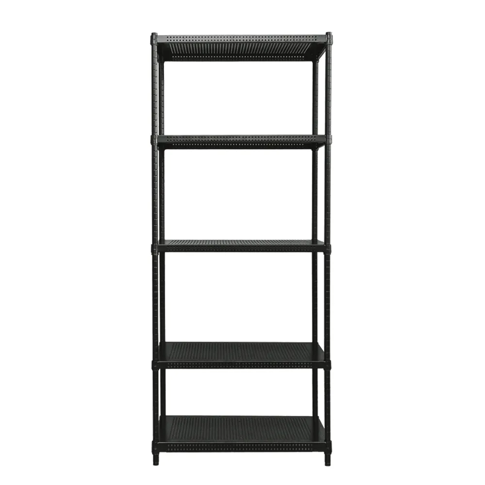 【dayneeds 日需百備】極致美學 90x35x210公分烤漆五層架(沖孔鐵架/收納層架/展示架/層架/鐵架)