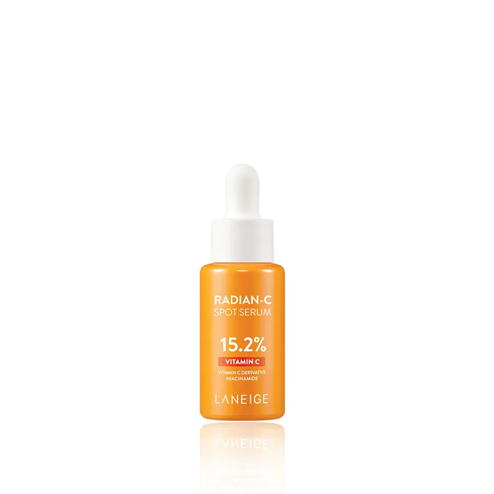 【LANEIGE 蘭芝】官方直營 維他命C淨膚精華安瓶 10g(蘭芝 最高濃度15.2%純維他命C 美白精華)