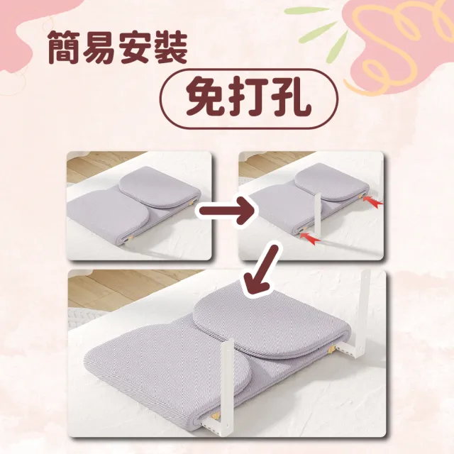 【KIDS PARK】旅行床圍 折疊床護欄 120公分長度一組 送手提袋(床護欄/床圍欄/成人老人床邊護欄)