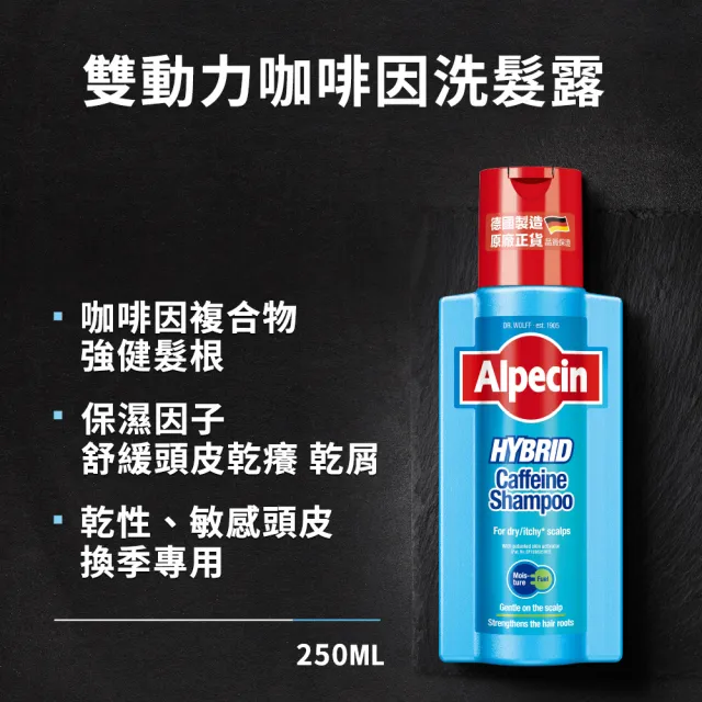 【Alpecin】雙動力咖啡因洗髮露 250ml