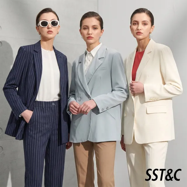 【SST&C】限時3折_女裝 休閒長版西裝/雙排釦西裝外套(多款任選)(限時3折)