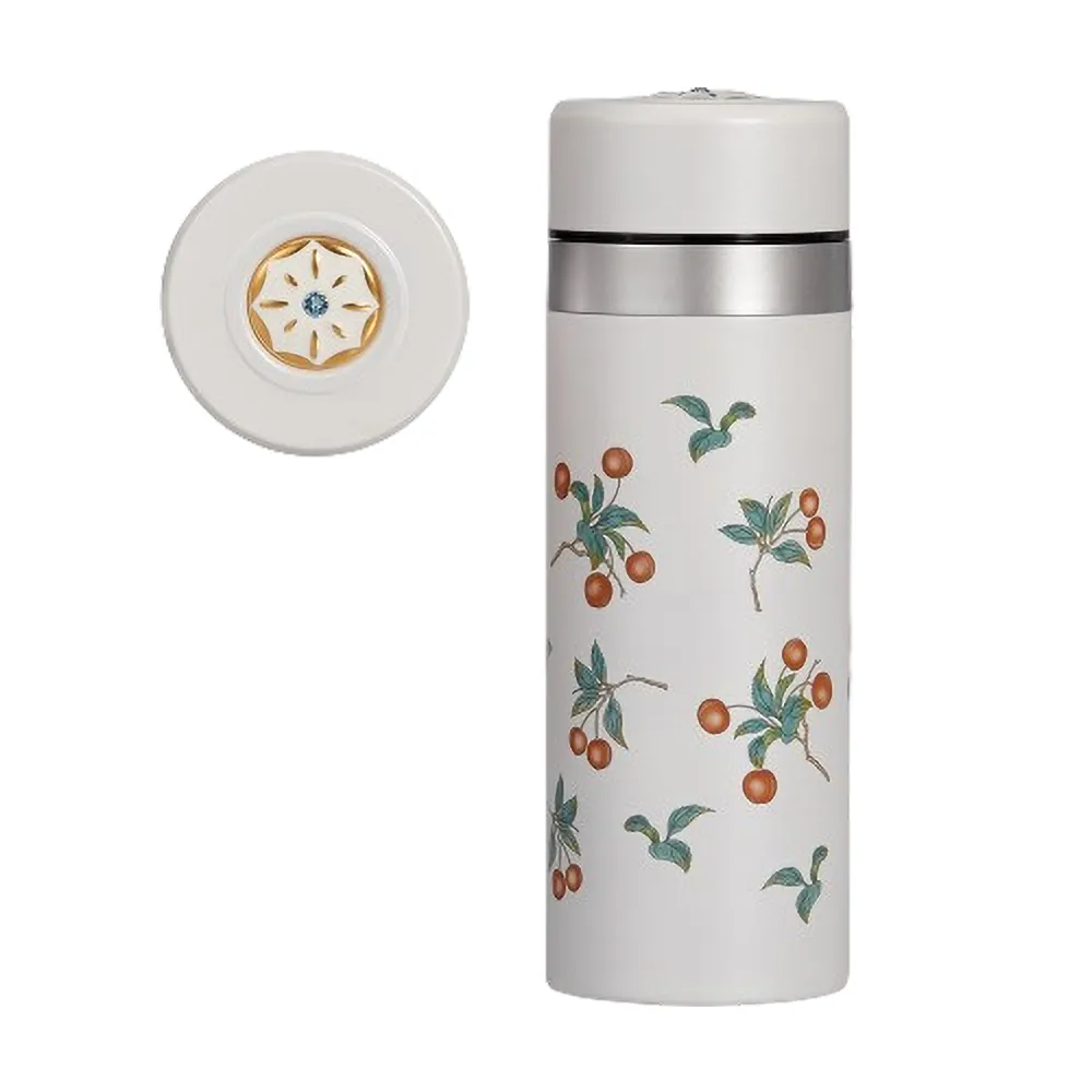 【乾唐軒】吉星喜果保溫杯  330ml(鎏金/ 2色)