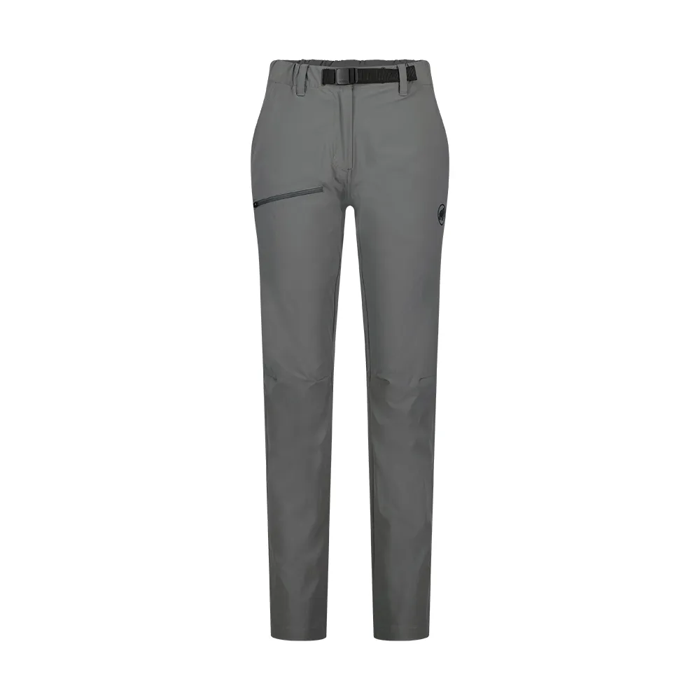 【Mammut 長毛象官方直營】Aegility Pants AF Women 日系機能舒適防潑水長褲 鋼鐵灰 女款 #1022-02240