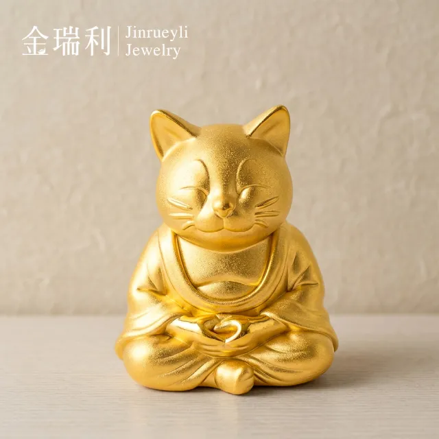 【金瑞利】黃金擺件2.18錢±1厘(金狐禪師)