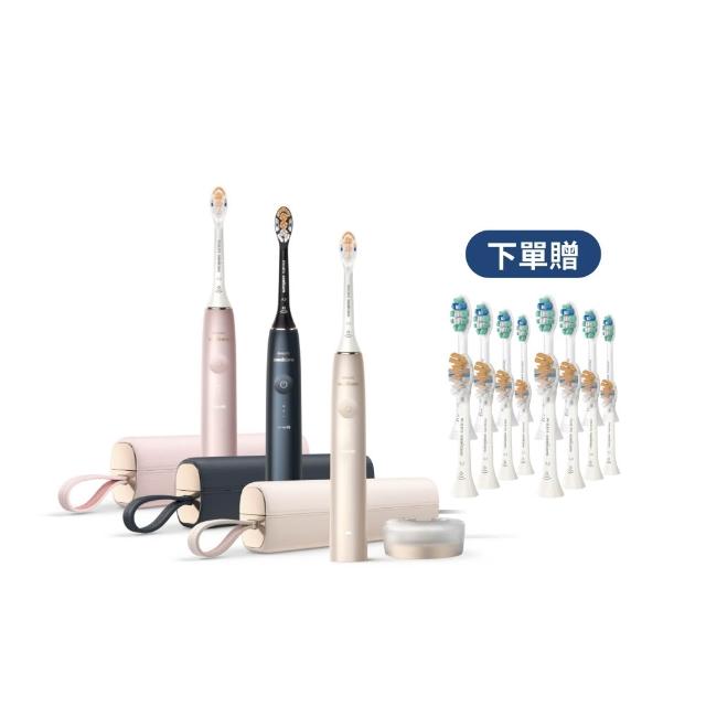 【Philips 飛利浦】HX9996 Sonicare 9900尊榮AI音波牙刷 2入組 (3色任選/SenseIQ/官方直營)