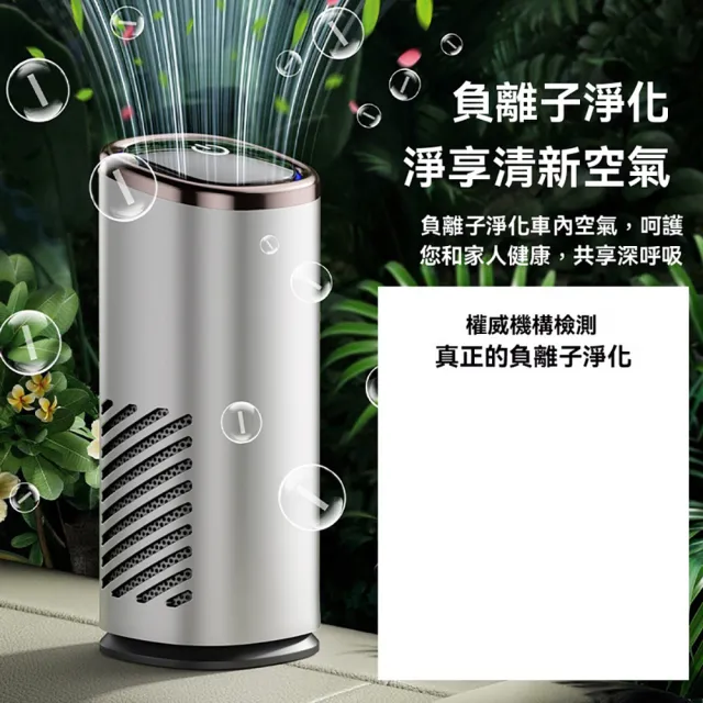 【LEZUN 樂尊】車載迷你負離子空氣清淨機 除異味甲醛煙味（簡體中文/小型淨化器/車用除煙味）