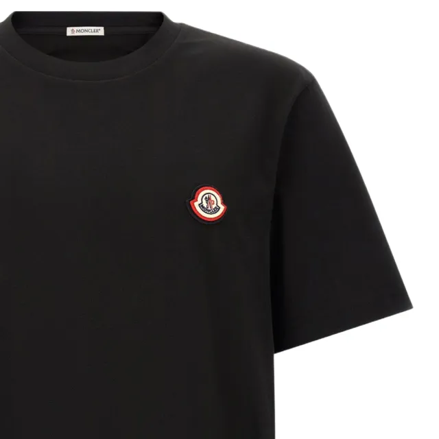 【MONCLER】秋冬新款 男款 三色品牌LOGO 短袖T恤-黑色(S號、M號、L號、XL號)