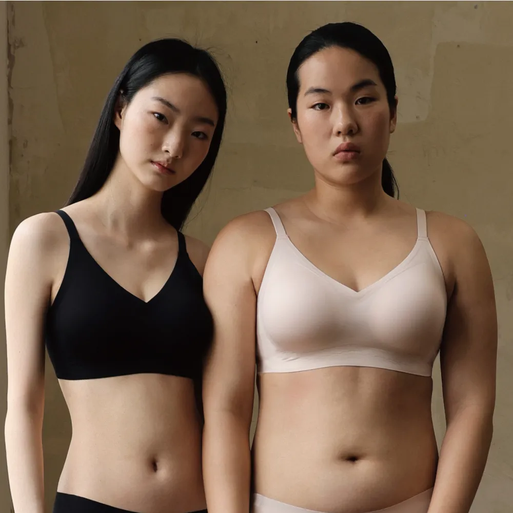 【24HRS】3件組 - 漫畫胸款 一秒升杯 無感逆襲內衣 (無鋼圈內衣 女內衣 女內著 無感失憶 背扣式)