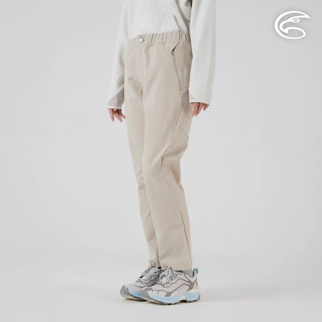【ADISI】女SpiriQ超撥快乾輕旅抗皺長褲 AP2621100 灰米 (S-XL)｜防潑水 彈性 排汗 機能褲 Urban