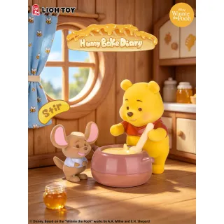 【Beast Kingdom 野獸國】小熊維尼 蜂蜜烘焙日記 雙入組 盲盒單入丨LIOH TOY