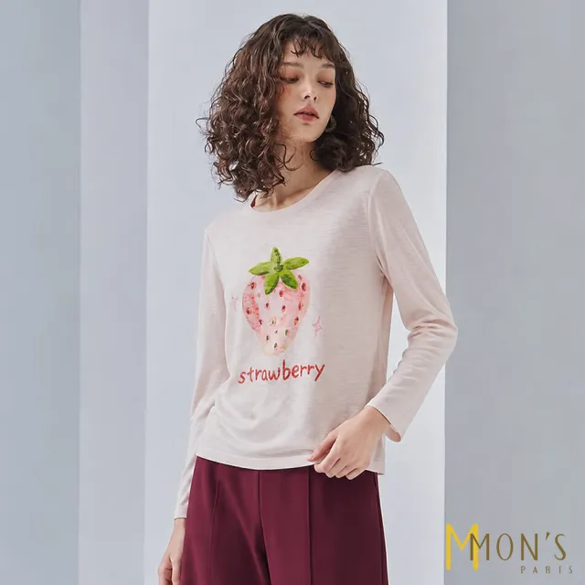 【MON’S】草莓花園透氣上衣
