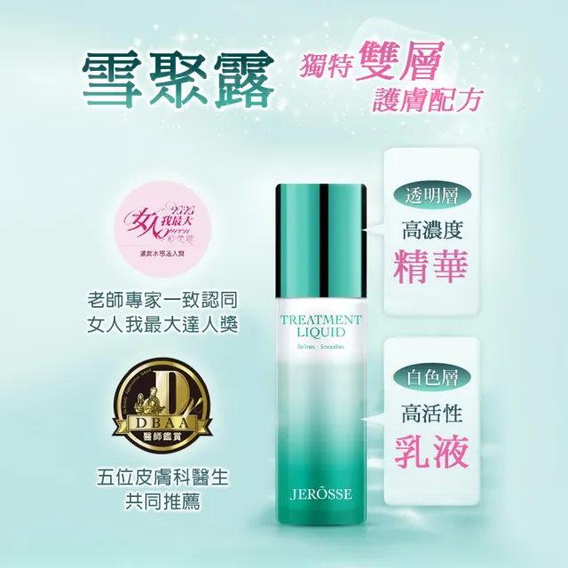 【JEROSSE 婕樂纖】雪聚露 2盒入(優惠價 雙效導入精華 快速出貨)