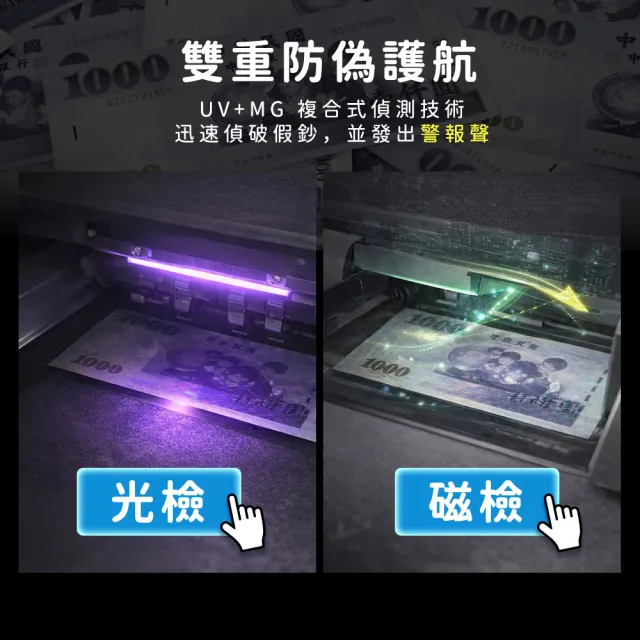 丸石 台幣點鈔機 驗鈔數鈔機 自動點鈔機 紫光驗鈔機 桌上型數鈔機 門市收銀點鈔機 驗鈔機 NTD1003