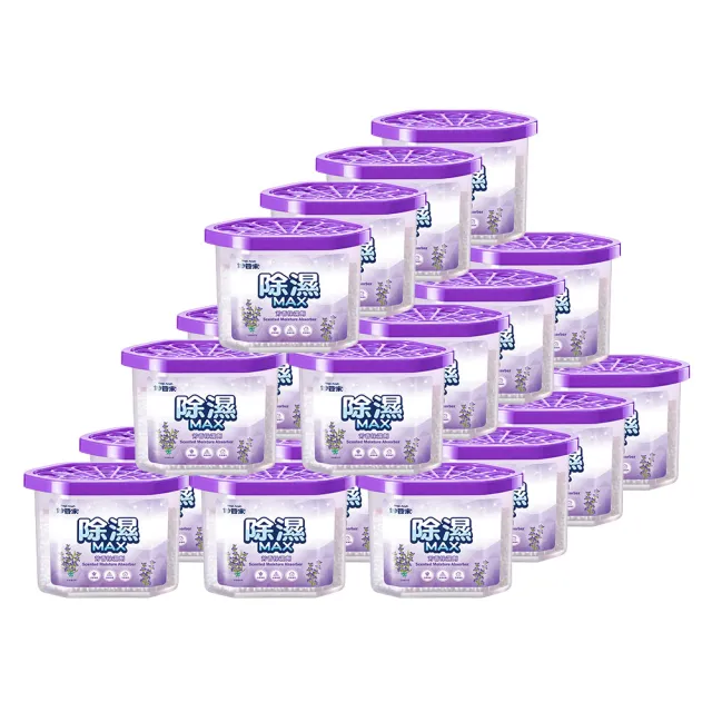 【妙管家】芳香除濕劑400ml X24盒(淡雅薰衣草/玫瑰花香)