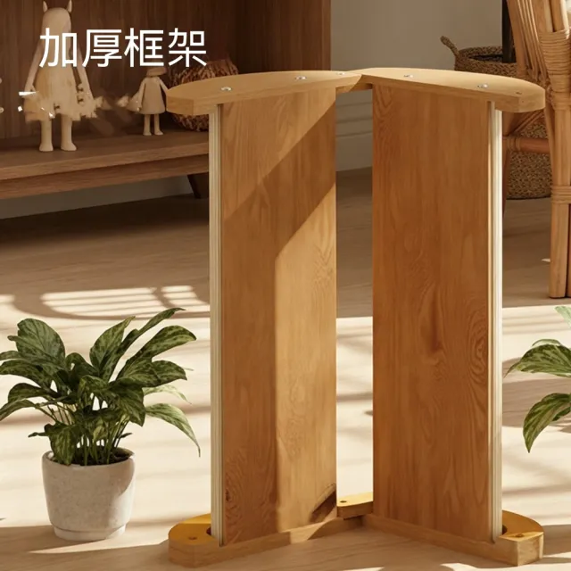 【佳美多】立式貓磨爪柱 貓抓柱 實木貓抓柱 貓咪抓柱 耐磨貓抓柱 不壓空間 半圓底座靠牆穩固