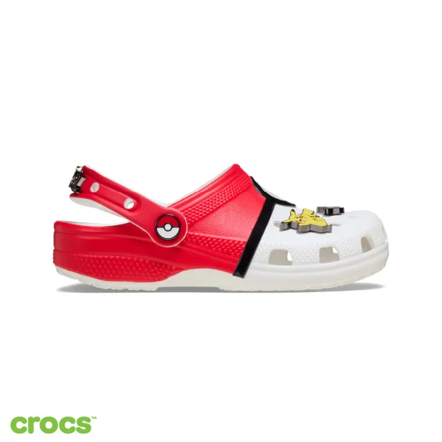 【Crocs】童鞋 大童 Pok☆mon聯名 經典克駱格 洞洞鞋 七彩色(213596-90H)
