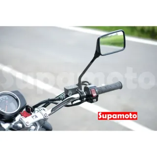 【Supamoto】方形後照鏡—M44 (原廠型/檔車/復古/亮黑/改裝/後視鏡/方鏡/CB350/暴走族)