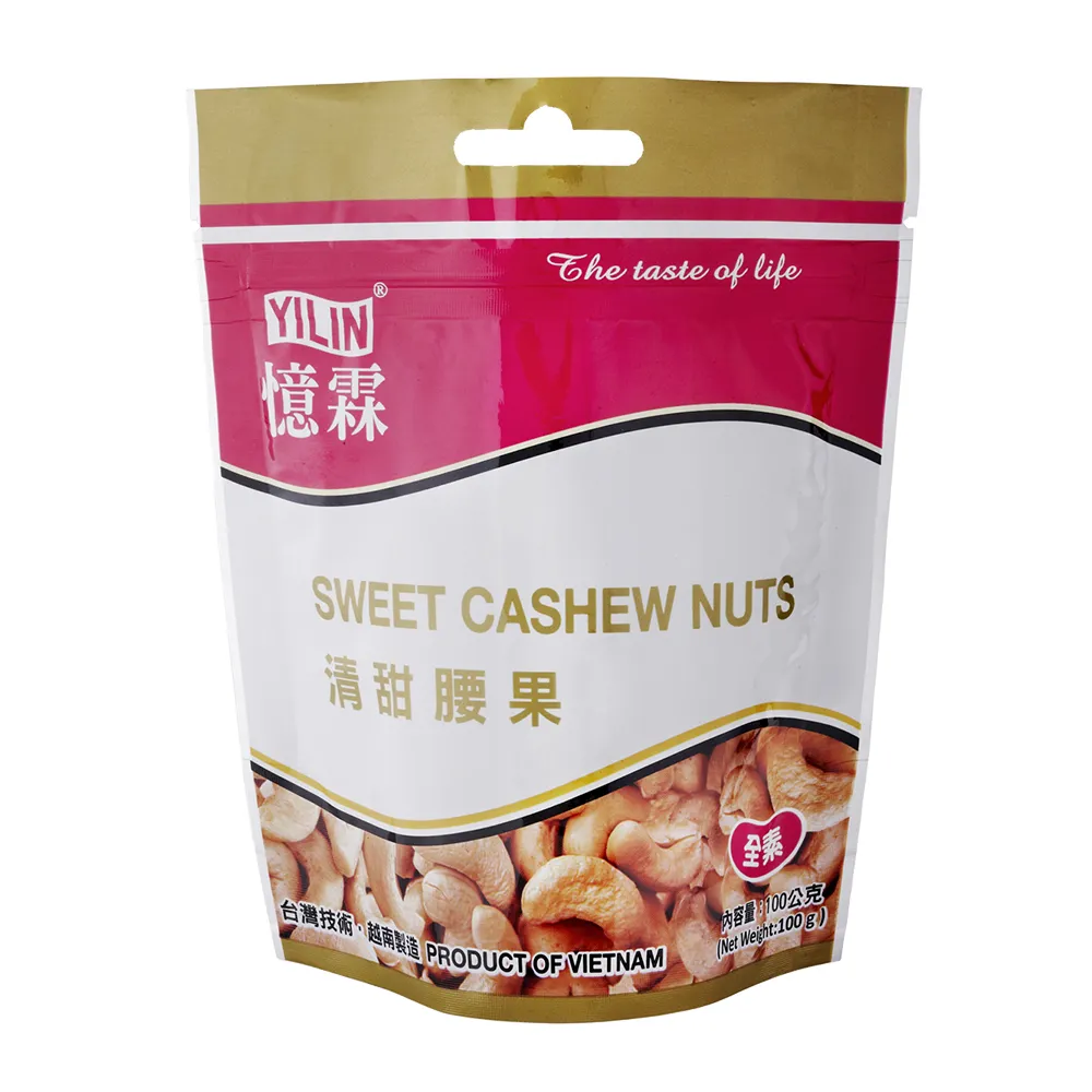 【YILIN 憶霖】清甜腰果100g(越南直送)
