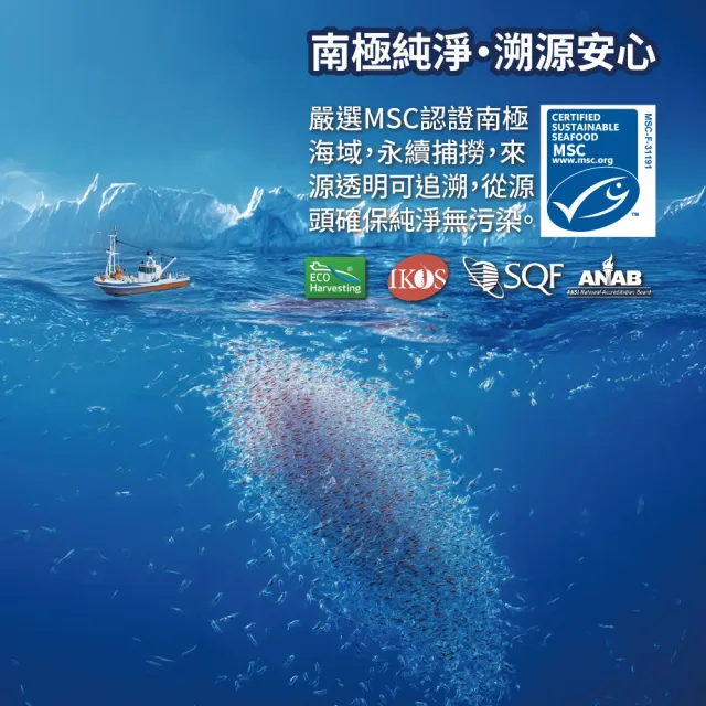 【LOVITA 愛維他】專利精粹磷蝦油*3瓶(60顆/瓶 共180顆)