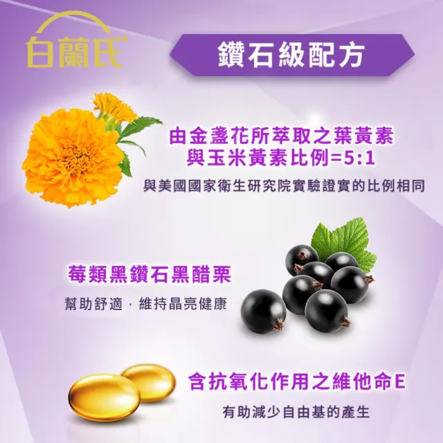 【白蘭氏】黑醋栗+金盞花葉黃素精華飲禮盒60ml*8入*1盒共8入 送禮首選(銷售No.1晶亮首選)