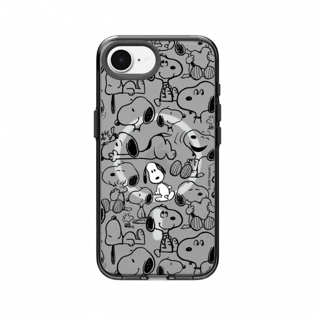 【RHINOSHIELD 犀牛盾】iPhone 18/17/16/15/14系列 Clear 透明防摔磁吸手機殼/找我嗎？(Snoopy 史努比)