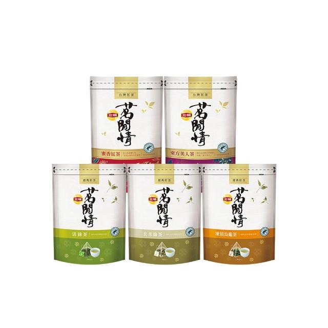 【立頓】立頓 茗閒情台灣茶茶包8袋組（共288入；口味任選 茶包 綠茶 紅茶 烏龍茶 東方美人茶）