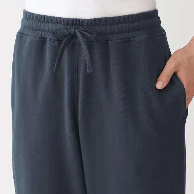 【MUJI 無印良品】男棉裏毛家居長褲(灰色/黑色/暗藍)