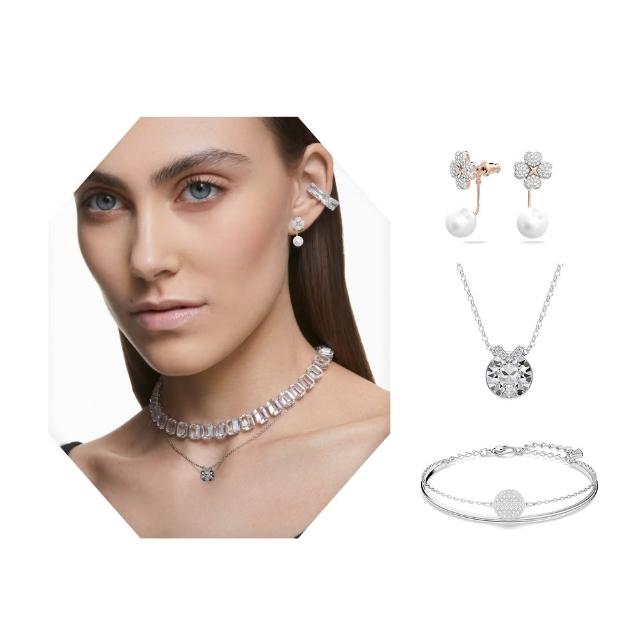 【SWAROVSKI 施華洛世奇】官方直營 Latisha小花/Sublima/BellaV/Dextera圓圈 鏈墜/手鍊/耳環 (多款任選)