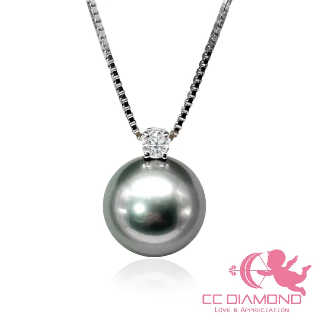 【CC Diamond】18k天然南洋大溪地珍珠 精品墜飾(11mm)