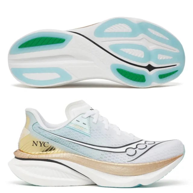 【SAUCONY 索康尼】ENDORPHIN AZURA 男款 路跑鞋 S101329 柏林馬 紐約馬 芝加哥馬 競速 厚底 馬拉松 跑鞋