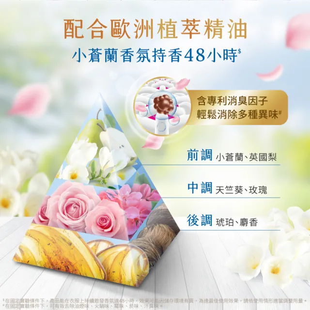 【白蘭】含熊寶貝馨香精華超濃縮洗衣精補充包 1.6kg(7款任選)*3包