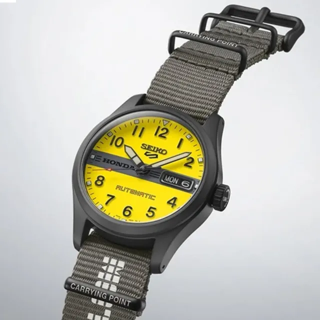 【SEIKO 精工】5 Sports Honda MOTOCOMPO 本田鋼琴車 聯名機械腕錶 開學季 禮物 送禮(HDB010K1/4R36-18R0Y)