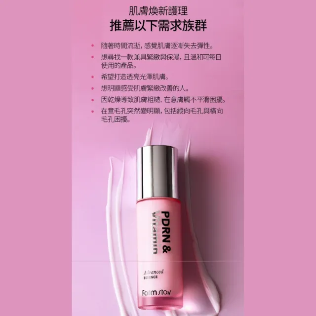 【Farmstay 植物莊園】韓國PDRN維C煥亮新生精華乳50mlx1入