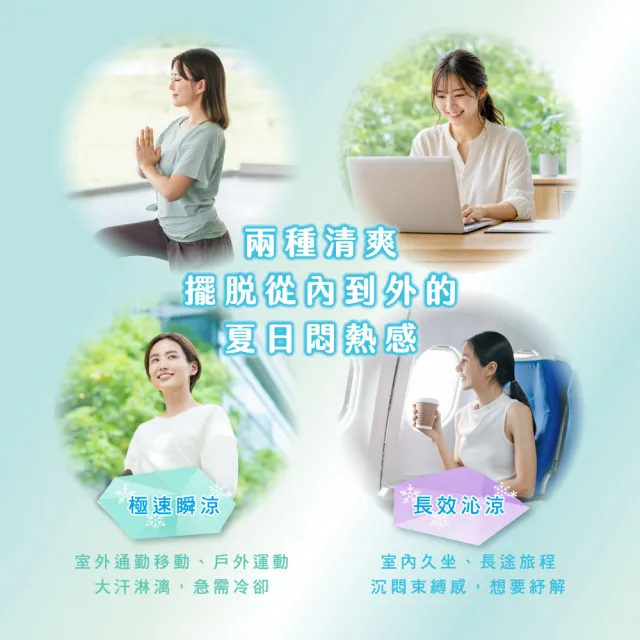 【康乃馨】清涼棉_極速瞬涼(薄荷)衛生棉6入組(21.5cm/25.5cm/28cm/33cm)