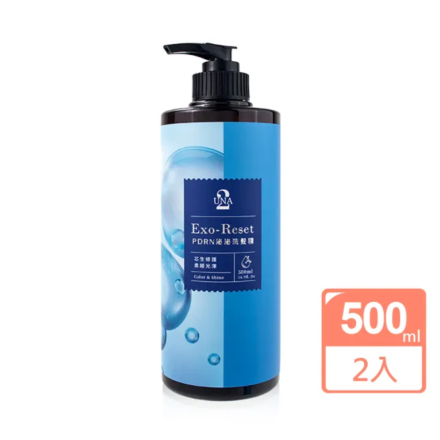 【BIOCROWN 百匡】PDRN泌泌滋養洗髮精|深層養髮 頭皮滿漢全席500ml 2瓶 - UNA