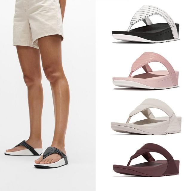 【FitFlop】LOTTIE 撞色縫線 / LULU 輕度抗水夾腳涼鞋-女(多款)