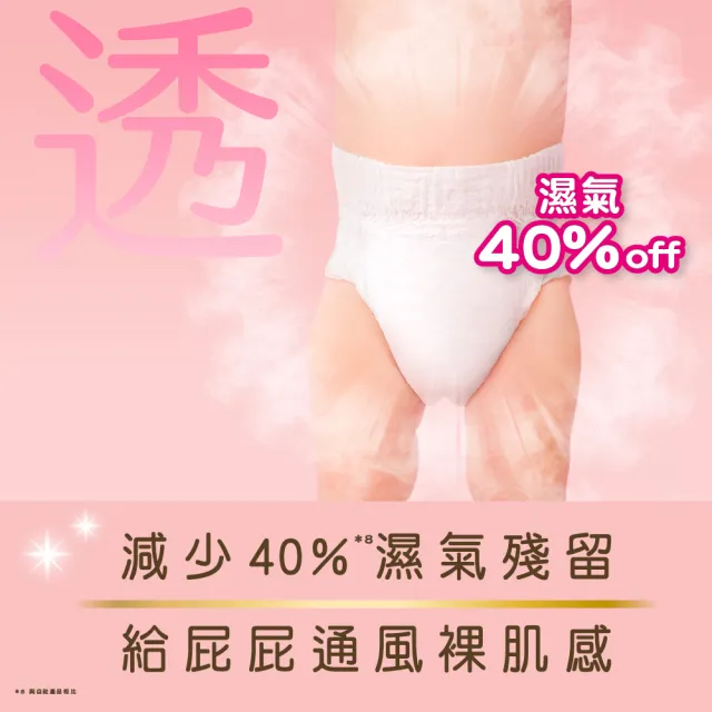 【妙而舒】極透舒膚黏貼型尿布 L-XL 2箱購(L50x8包/XL42x8包)