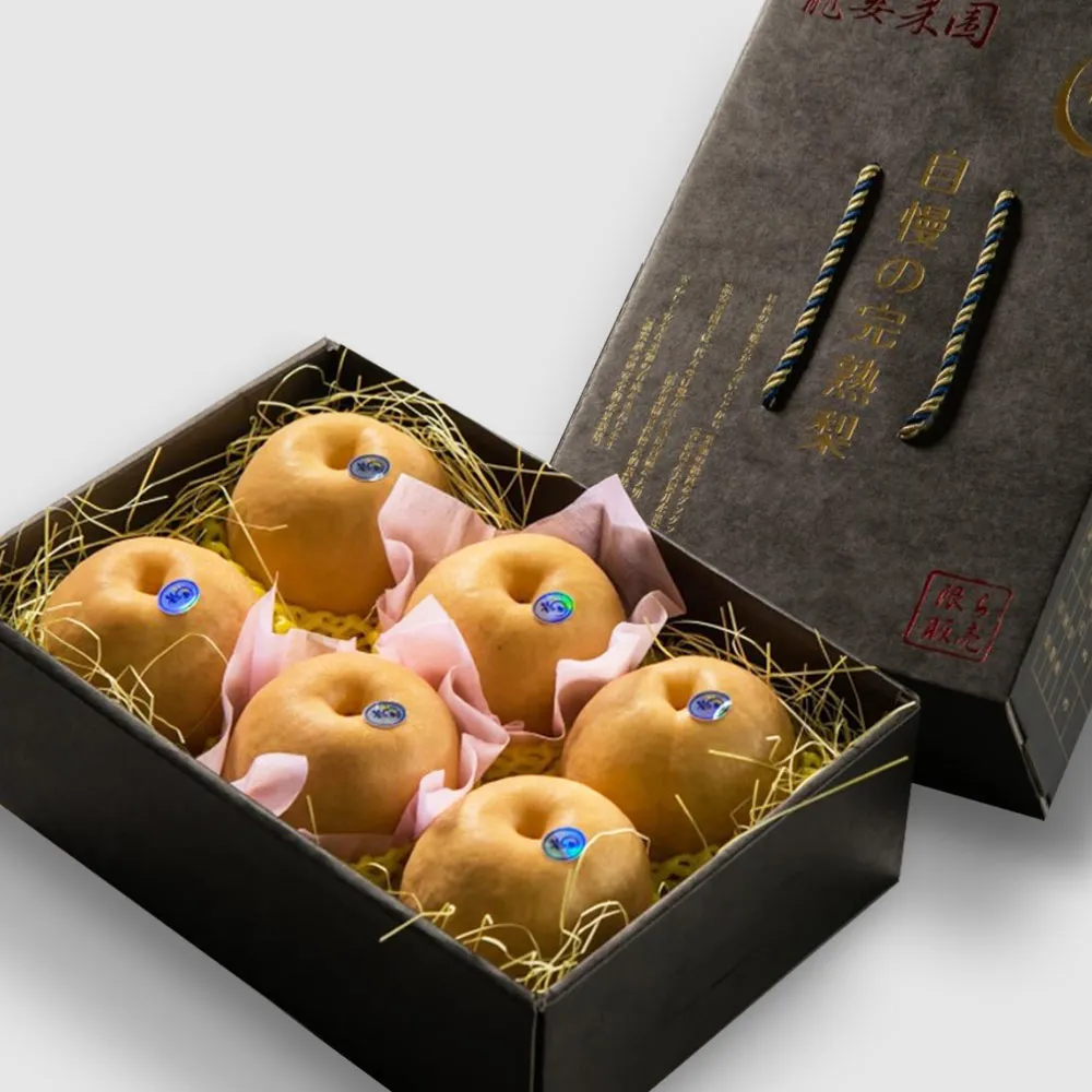 【十翼饌】選果 龍安果園 台中新社特選LV等級新興梨3300gx1盒(550gx6顆入/盒_中秋禮盒_光波水梨_產地直送)