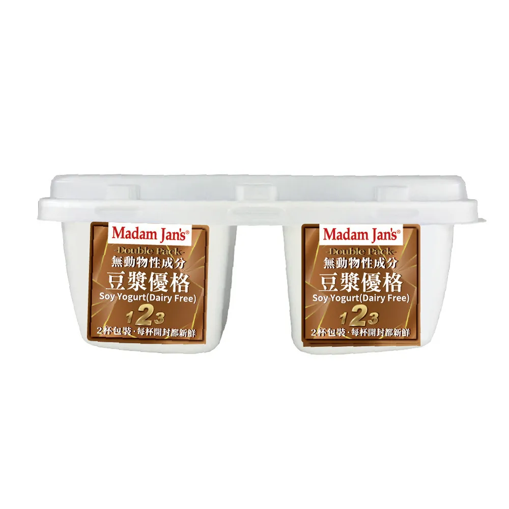 【Madam Jans】植物奶豆漿優格180g 8入(DP豆)