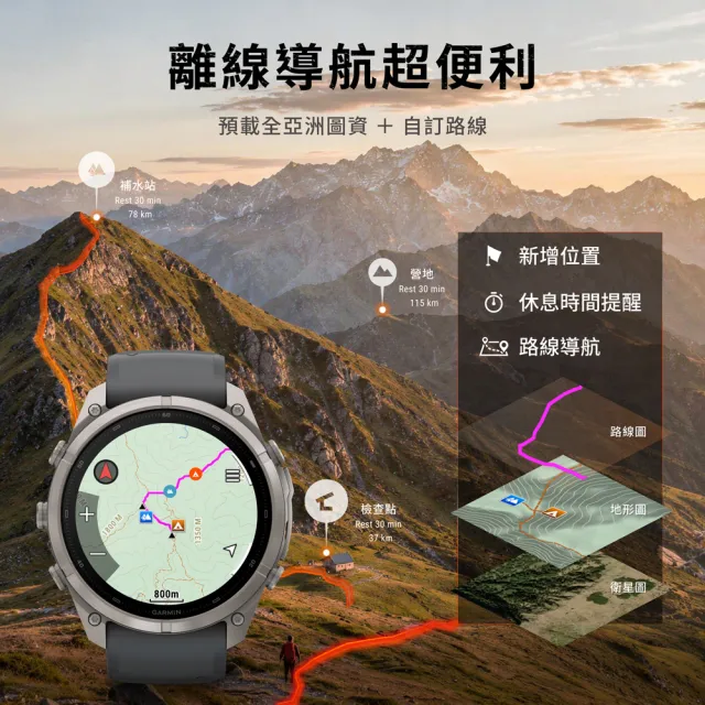 【GARMIN】Fenix 9 Pro AMOLED 全方位戶外進階GPS智慧腕錶 47mm