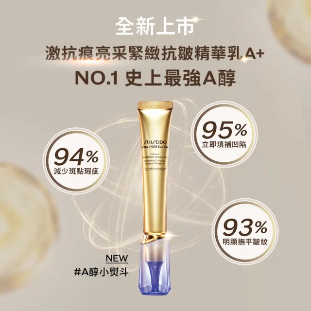 【SHISEIDO 資生堂國際櫃】激抗痕亮采緊緻抗皺精華乳A20mL(撫紋/A醇/小熨斗/抗老/美容課程後可使用/)
