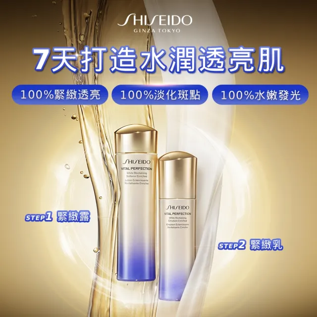 【SHISEIDO 資生堂國際櫃】激抗痕亮采緊緻露150mL(發光水/精華水/化妝水/保濕/抗老)