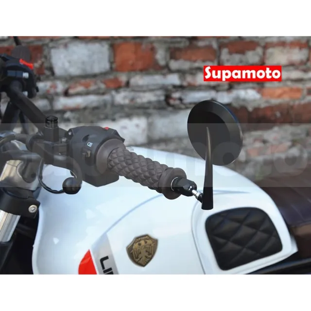 【Supamoto】圓形端子鏡—M65 (CNC/檔車/後照鏡/後視鏡/鋁合金/復古/手把鏡/CB350/W800)