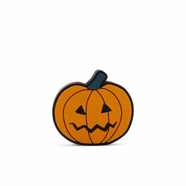 【KIPLING】萬聖節南瓜拉鍊鑰匙扣-PUMPKIN PULLER
