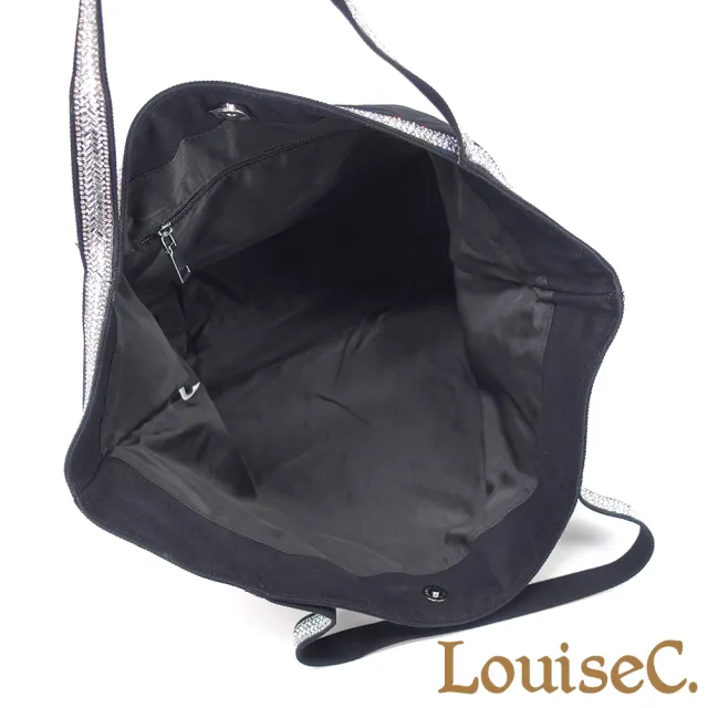 【LouiseC.】雙11 Tree House 帆布 水鑽 肩背包 4色 大尺寸 CC3165
