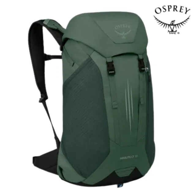 【Osprey】☆26新改款☆ Hikelite LT 30 輕量健行網架背包 Tundra Green|短程登山 戶外活動 日用背包