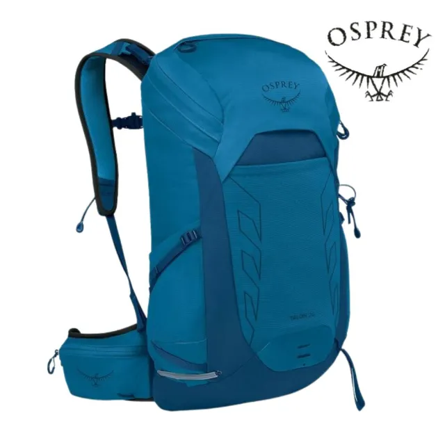 【Osprey】Talon 22 輕量化登山背包 男 Scoria Blue Night Shift (輕量旅行後背包 快速移動單車)