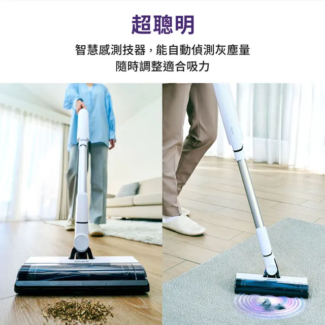 【Shark】EVOPOWER FIT+ LC150自動集塵無線吸塵器(返校季限時大降 輕量 抗纏結 HEPA濾網 寵物毛 車用 手持)