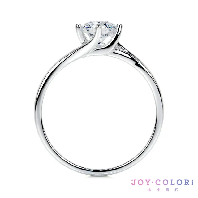 【JOY COLORi 未來鑽石】IGI 0.50克拉 DVS1 18K金 求婚鑽戒(培育鑽石 狄蜜特的祝福 RS2626LG)
