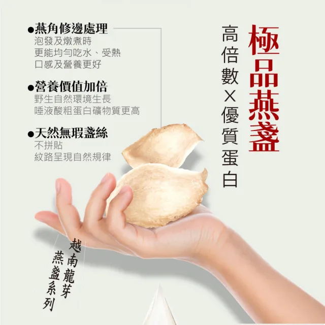 【廣生堂】送禮首選 越南龍芽燕盞冰糖燕窩飲145mL 2入/盒 加現金卷200元